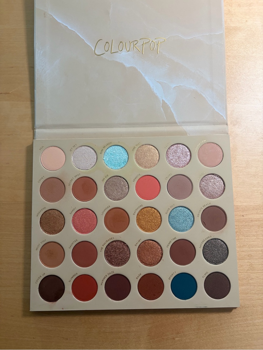 ColourPop Neutral & Teal 30-Shade Eyeshadow Palette